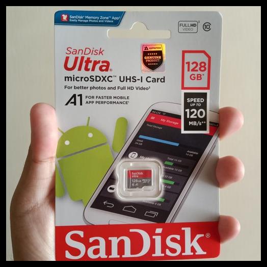 Micro Sd Sandisk Ultra 128 Gb / S A1 Class 10 Original