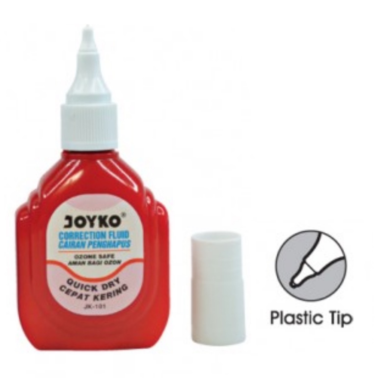 

Joyko JK-01 Correction Fluid - Merah [1 Pack / 12 Pcs]