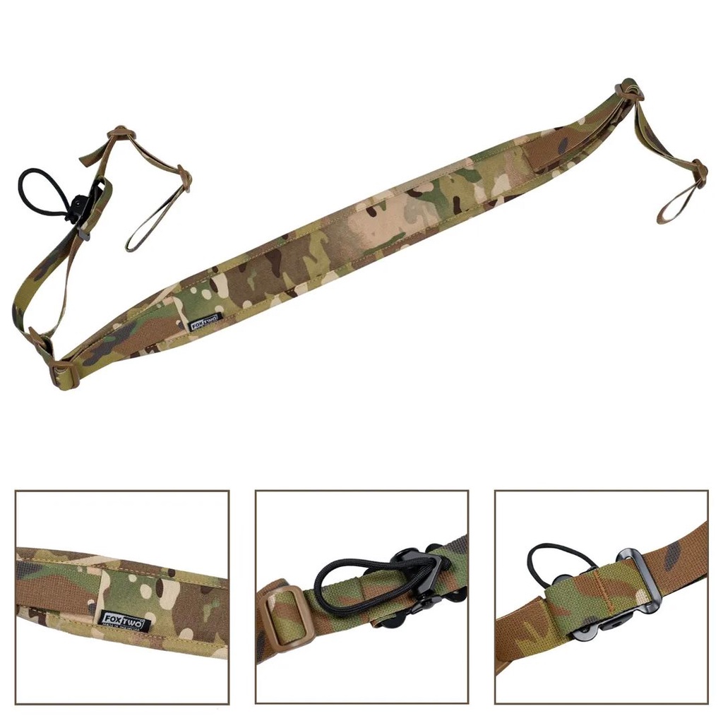 Tali Sling Gun Multicamblack / Tali sandang Multicam Foxtwo Design