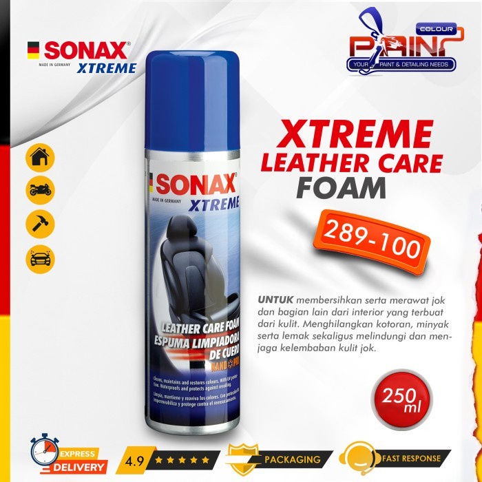 SONAX Xtreme LEATHER CARE FOAM 289-100 250ml Pembersih Bahan Kulit