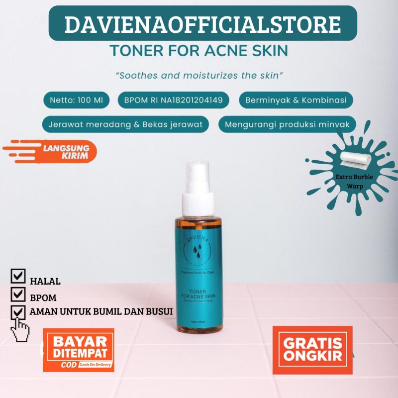 DAVIENASKINCARE TONER  ACNE|DISTRIBUTOR DAVIENA|OFFICIAL STORE