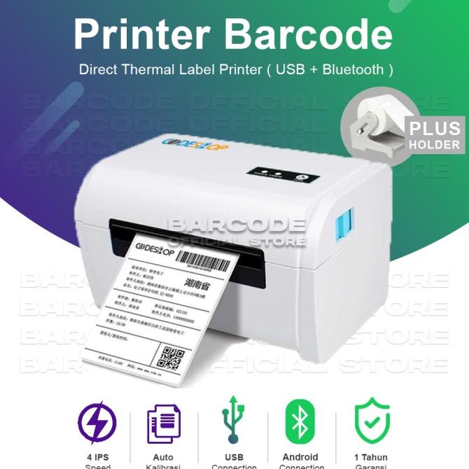Promo Barcode Printer Thermal Codeshop Cetak Label Pengiriman Resi Tokopedia