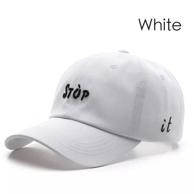 Topi Baseball Cap Distro Bordir Stop Premium Fashion Pria Wanita Unisex COD