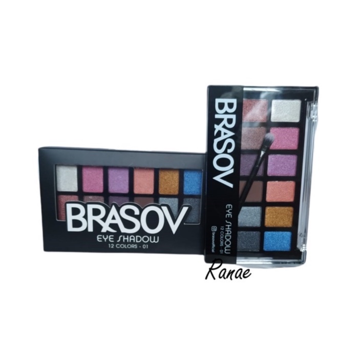 Eye Shadow NO 01 BRASOV Palette 12 Colors - 01 Shimmer &amp; Matte