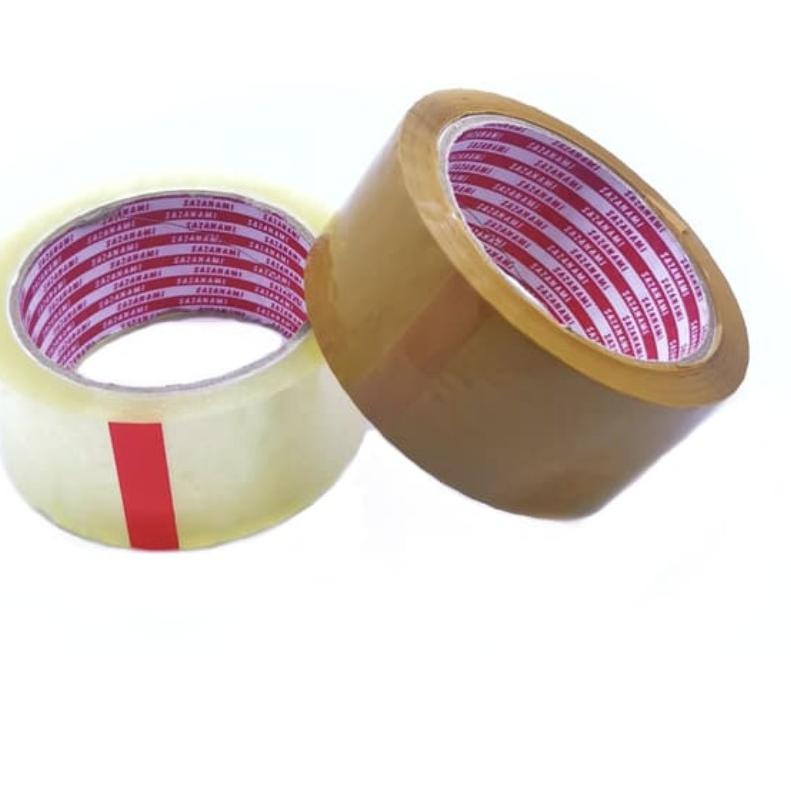 

Hemat Pembelian Lakban Bening 2" Inch 80 Yard Sazanami Opp Tape Isolasi Selotip