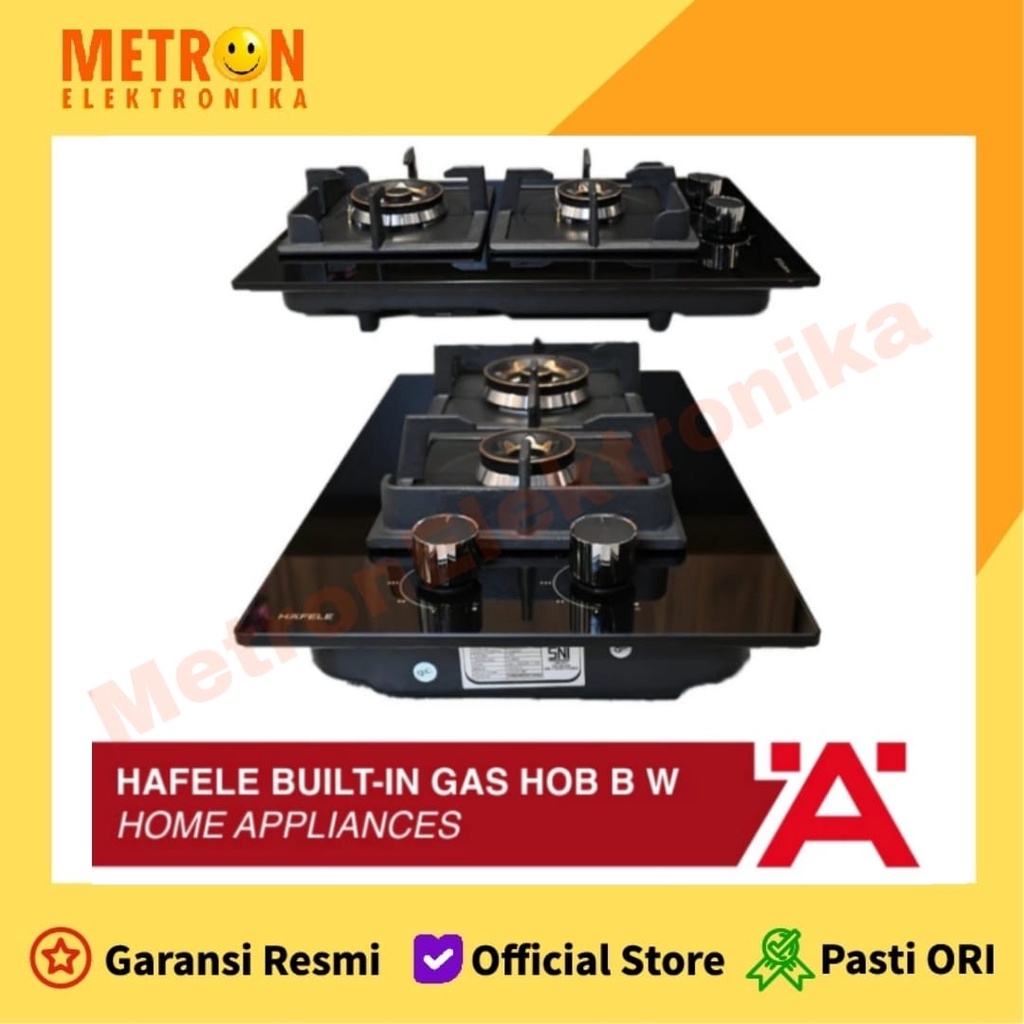 Hafele Built-in Gas Hob Baden Wurttenberg Series - Kompor Gas Tanam