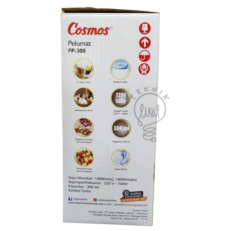 Chopper Cosmos Penggiling Daging 300 ml