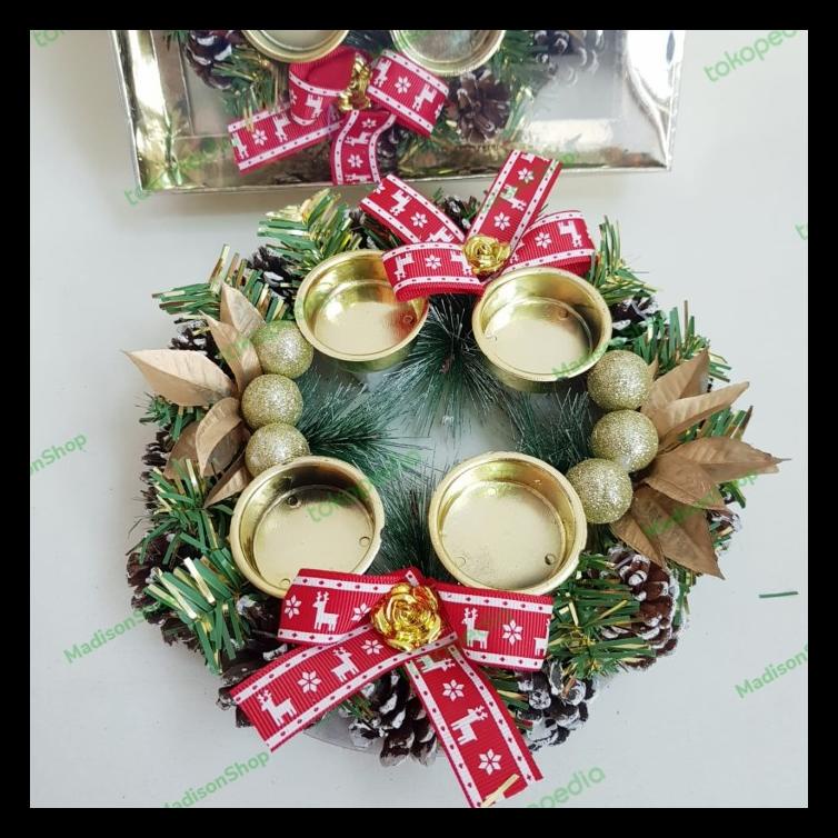 

DEKORASI TEMPAT 4 LILIN DOA ADVEN MURAH HIASAN NATAL KADO NATAL PINUS BARU