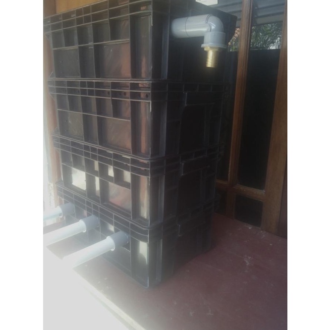 Filter Kolam Koi. Trickle Filter Media Bioball & Bioblock Hitam