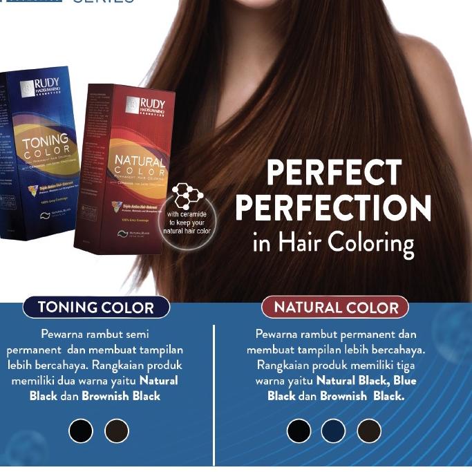 Oke Price.. RUDY HADISUWARNO Toning / Natural Color Termurah / Pewarna Rambut / Toning Rambut / Toni