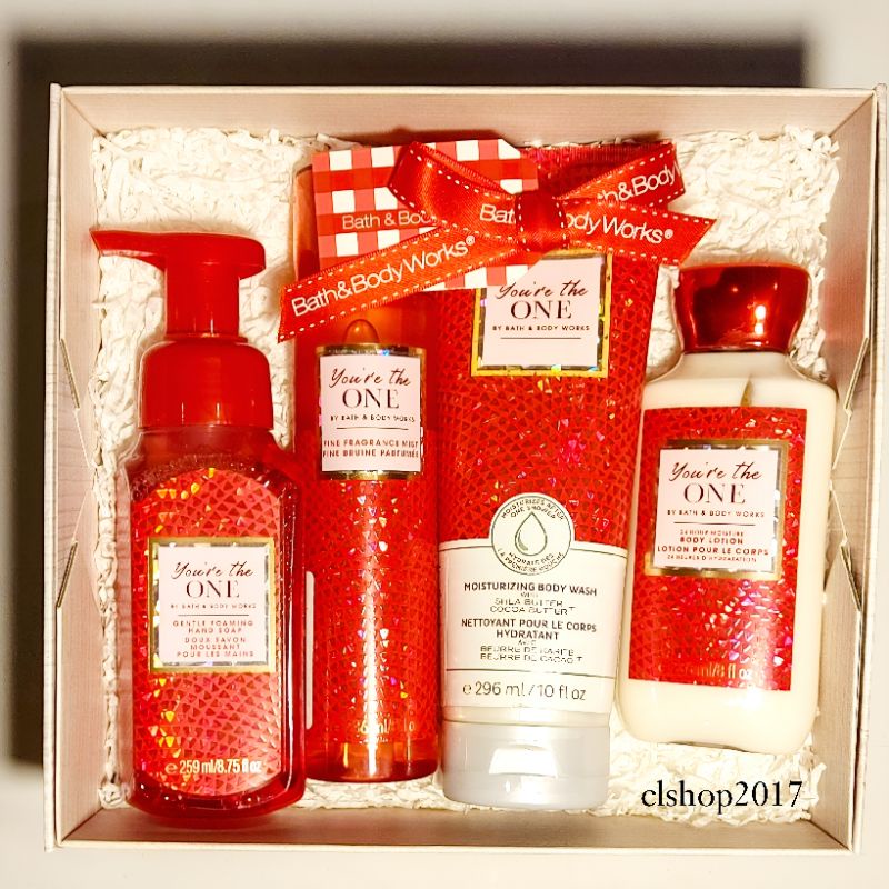 BBW YOU'RE THE ONE GIFT SET PAKET BATH &amp; BODY WORKS