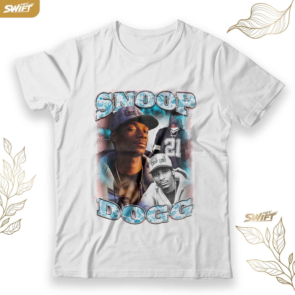 KAOS 90s bootleg Snoop dogg hip hop rap TSHIRT BAJU DISTRO