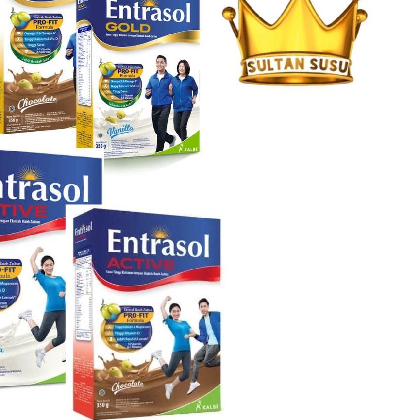 

FG3♛ Entrasol Gold, Entrasol Active | Coklat, Vanila 350gr Terkini