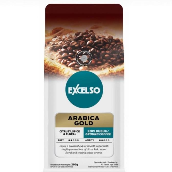 

[BISA COD] Kopi Excelso Arabica gold Bubuk