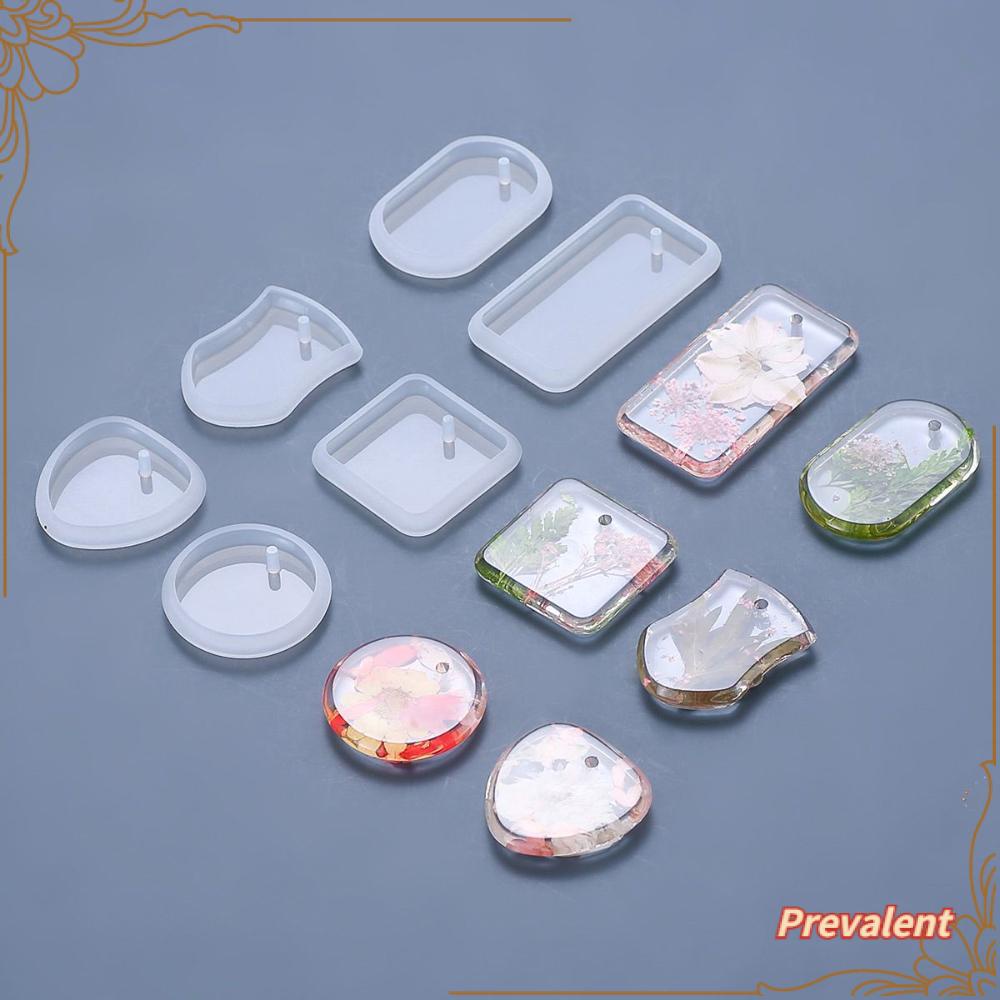 Preva Liontin Cetakan Resin Indah Epoxy DIY Kerajinan Handmade Kalung Gantungan Kunci