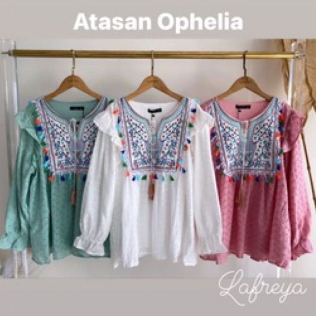 Opelia  blouse,atasan import,atasan lafreya