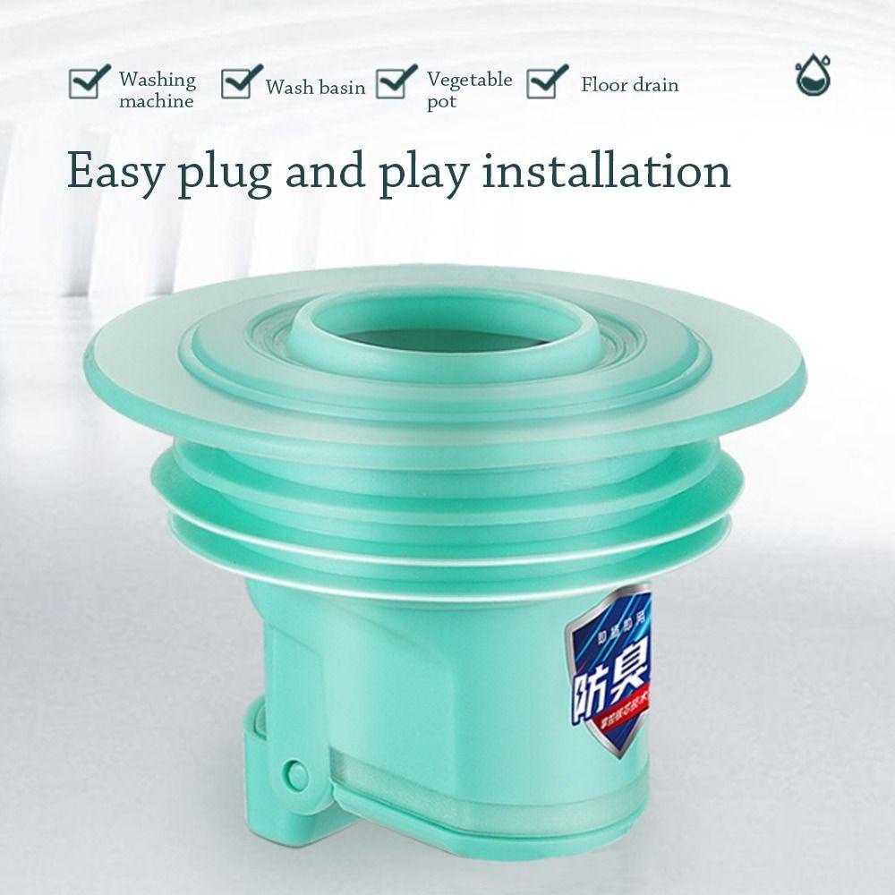 Wonder Floor Drain Aksesori Kamar Mandi Berguna Katup Satu Arah Selokan Shower Drainer Seal Pipa Air Plug