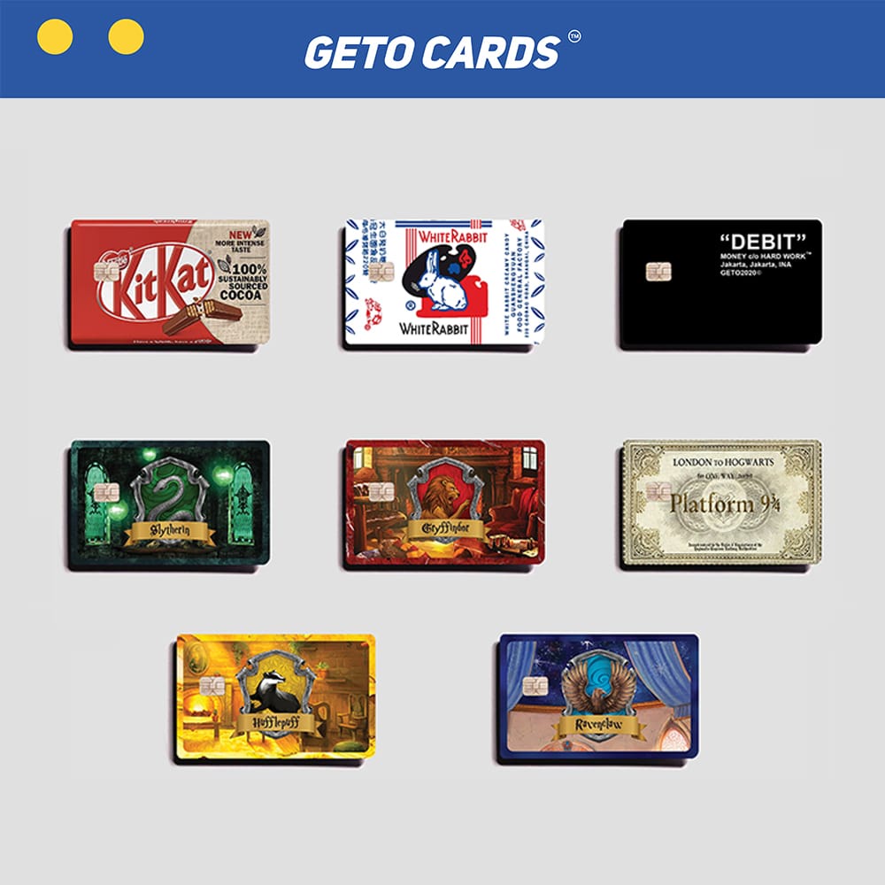 

Stiker Sticker Skin Kartu Atm Season 3 Part 1 | GETOCARD GETO CARDS