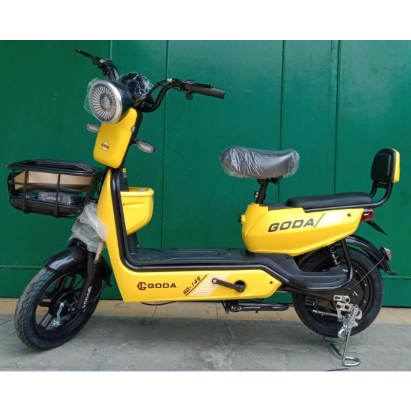 SEPEDA LISTRIK GODA 145 GOLDEN FALCON SPESIAL LCD DISPLAY DAN DINAMO 500 WATT