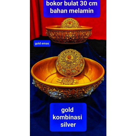 Bokor Kotak Dan Bulat Premium 30 Cm Melamin