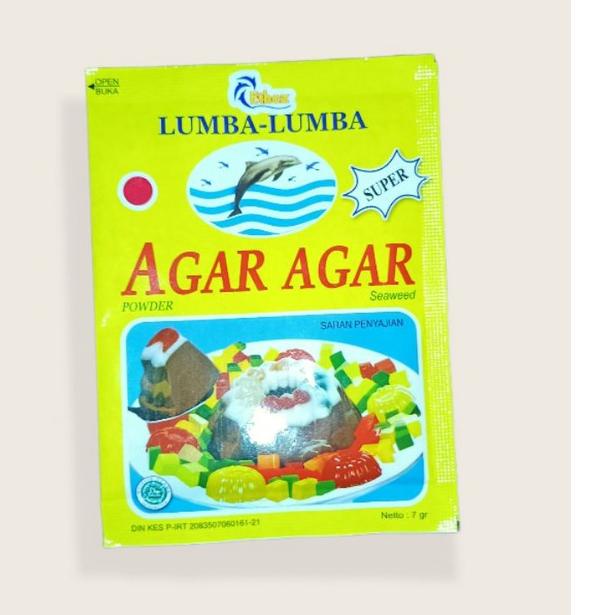 

MURAHH Agar-Agar Powder Lumba-Lumba ZUPEER7gr (1 Box/isi 12pcs)