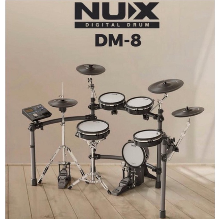 NUX DM 8 - DRUM ELEKTRIK NUX DM 8 - ORIGINAL GARANSI RESMI DM-8 - DEALER RESMI NUX RAJA MUSIK