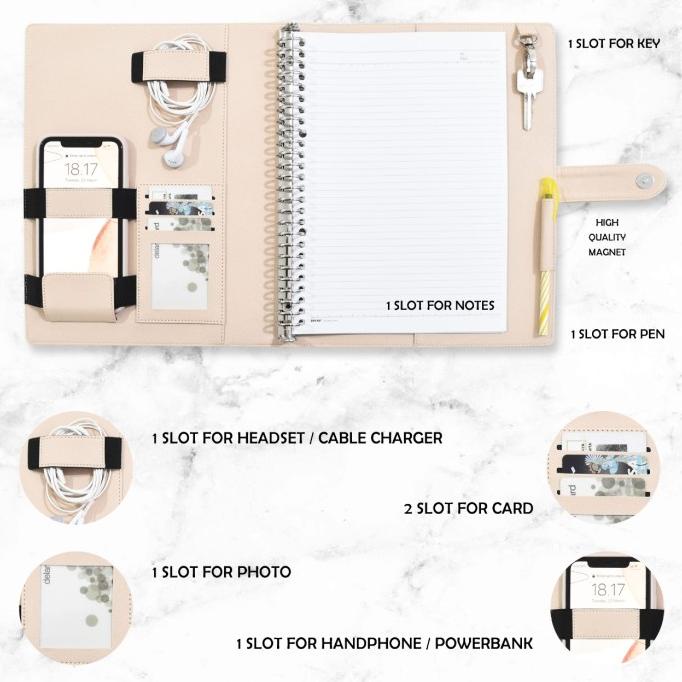 

BINDER UNTUK KULIAH KERJA BUKU CATATAN 26RING MODEL B5 CUSTOM NAMA