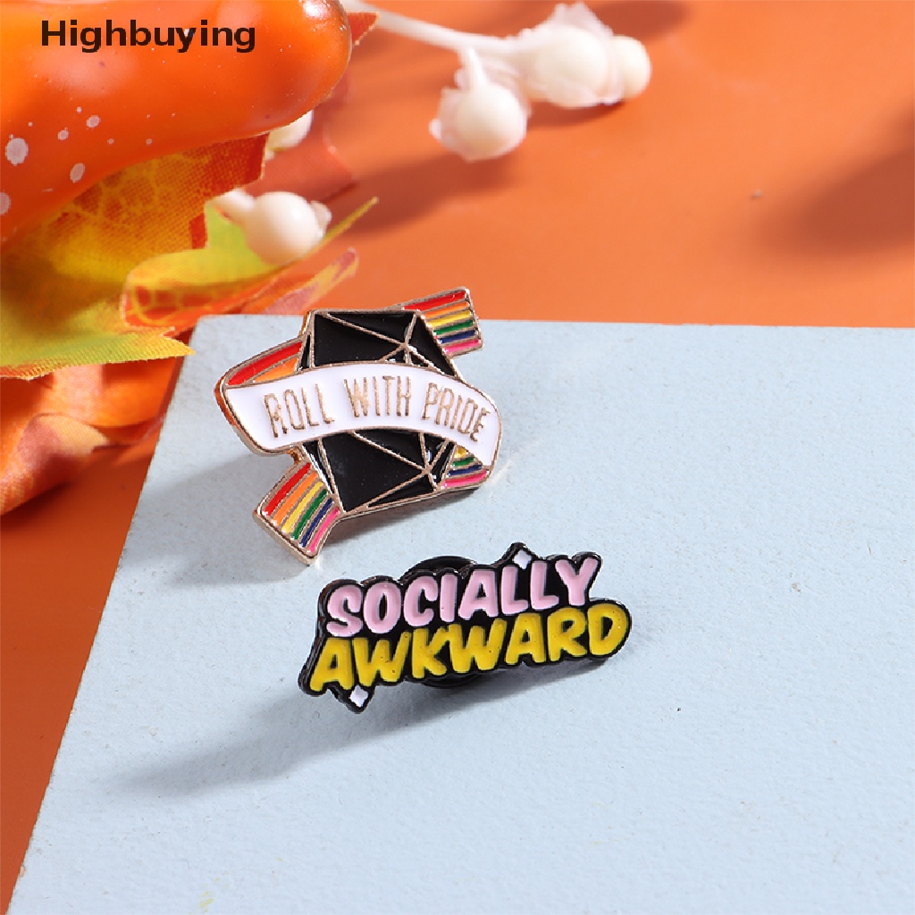 Hbid Kreatif Enamel Pin Kerah Lencana Pin Enamel Bros Lucu Fashion Perhiasan Alloy Aksesoris Pakaian Tetesan Minyak Bros Hadiah Glory