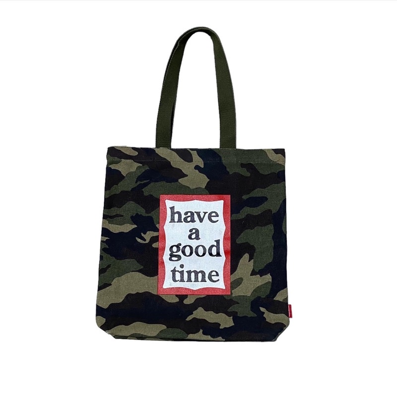 HAVE A GOOD TIME TOTEBAG CAMO