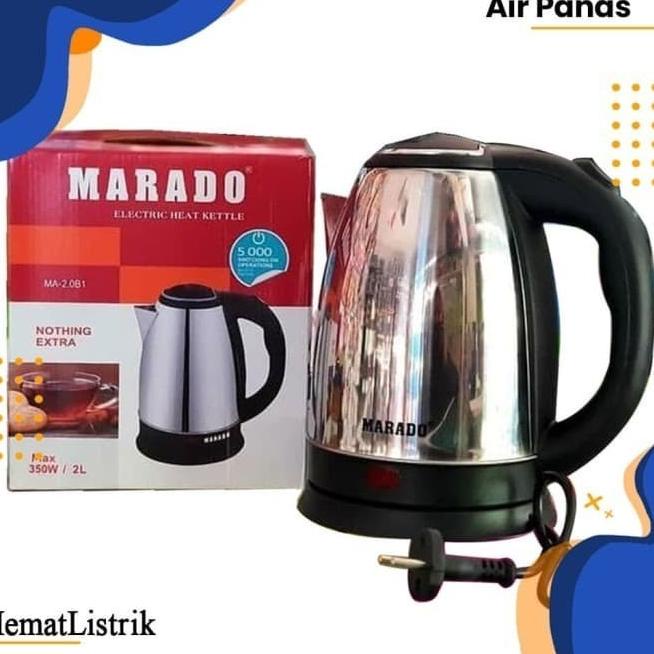 Murah Meriah COD Teko Listrik Pemanas Air Kettle Electric Marado 2 Liter