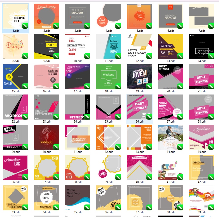 880+ CDR Banners Templates