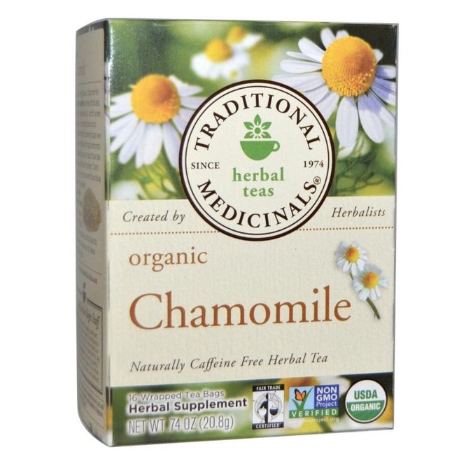 

Traditional Medicinals Organic Chamomile Caffeine Free 16 teabags