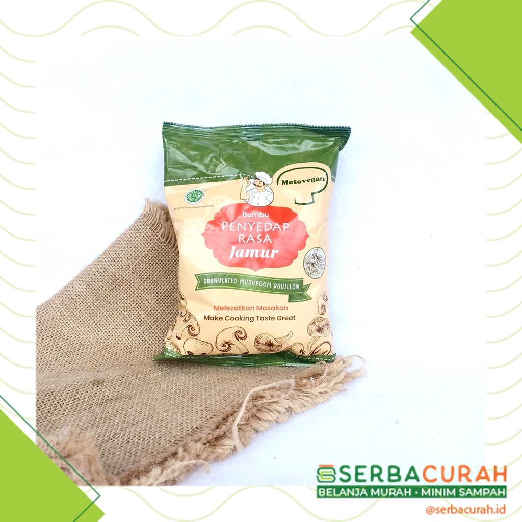 

Kaldu Jamur Motovegan | Granulated Mushroom Seasoning | Kemasan 500 gr