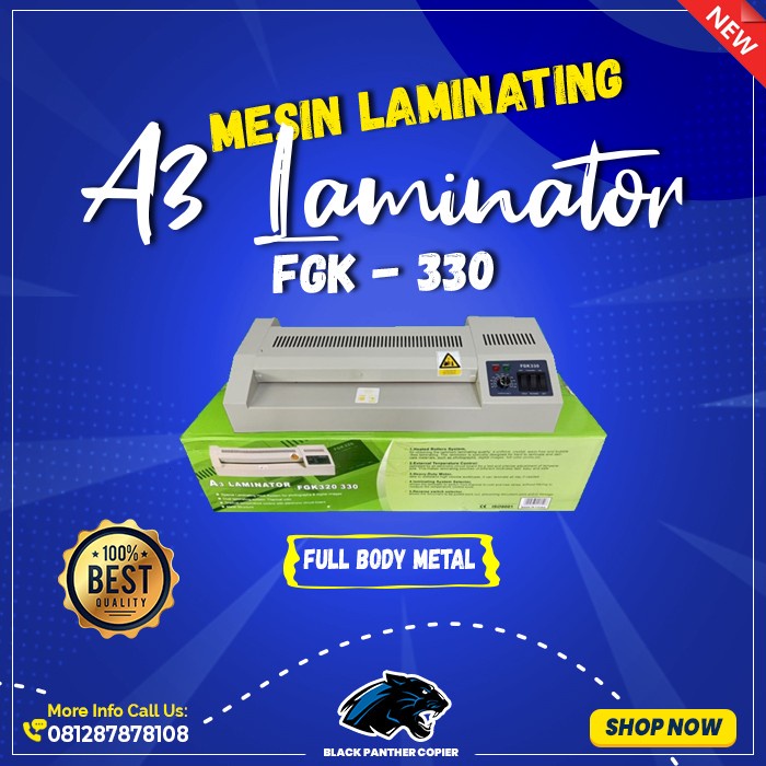 MESIN LAMINATING A3 LAMINATOR FGK-330