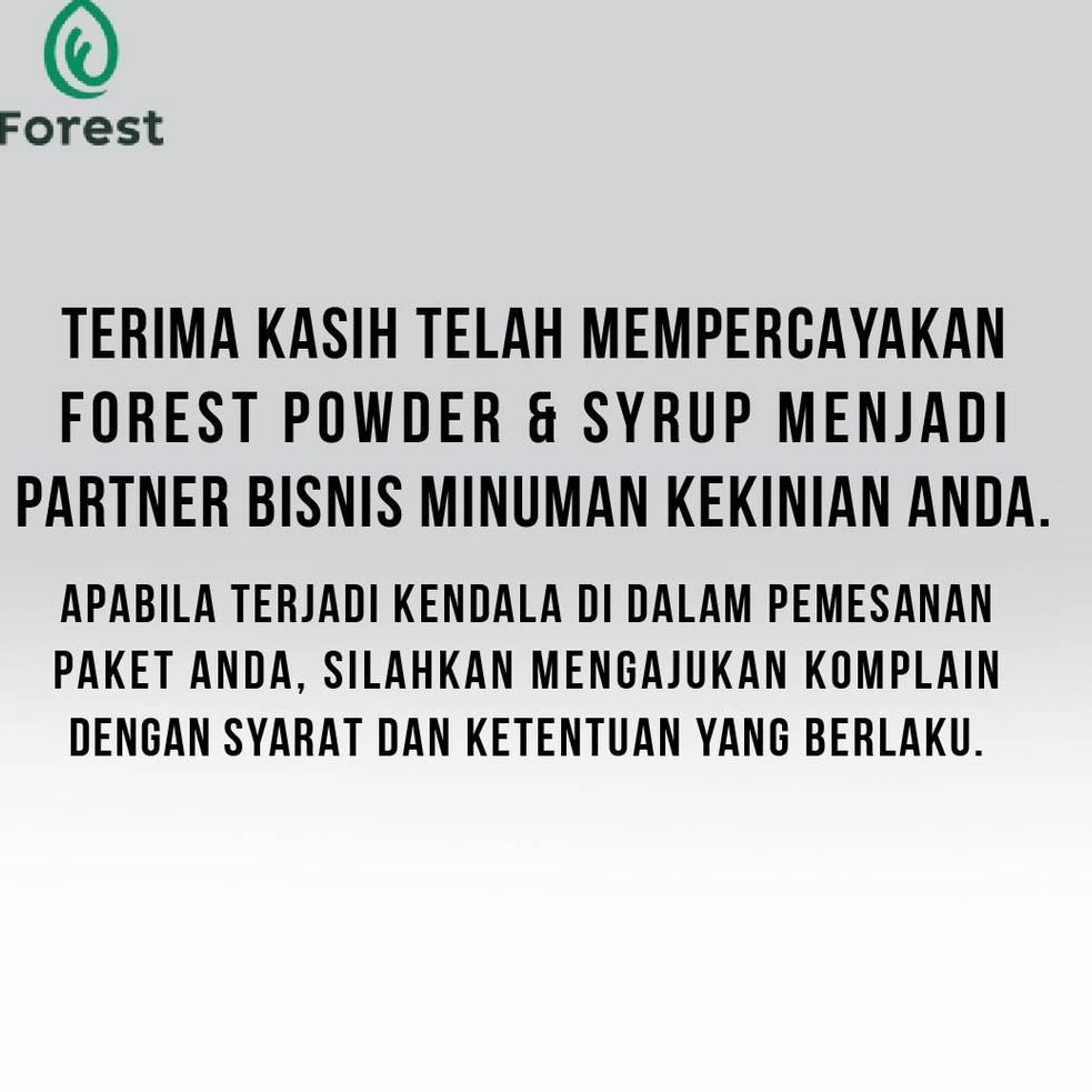

[KODE PRODUK WY7ZS5065] Bubuk Minuman MANGO Powder - FOREST Bubble Drink