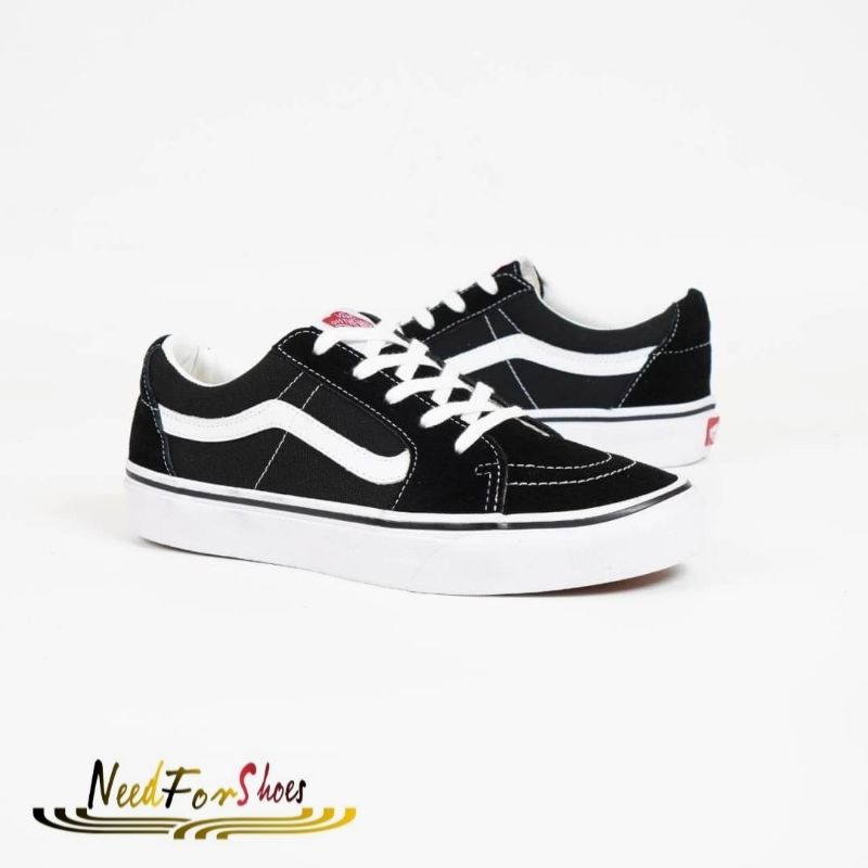 Vans Sk8 Low Classic Black White Original 100% Bnib