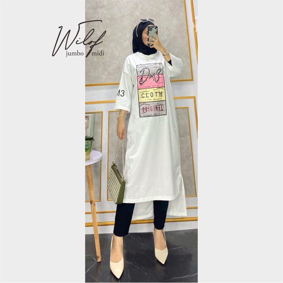 WILOF LONG TUNIK BO BAHAN KAOS KATUN COMBED 24s PREMUIM SIZE M L XL XXL PB 102 - 116 CM OUTFIT CASUAL WANITA FASHION TERBARU 2023 LONG TUNIK KOREAN STYLE WANITA MUSLIM KEKINIAN ATASAN WANITA CASUAL LENGAN PANJANG KAOS HITAM WANITA OVERSIZE