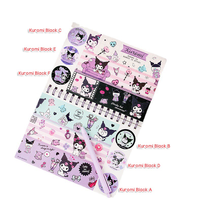 Stiker Washi Tape Masking Tape Selotip Motif Sanrio kertas motif Polos Motif Kotak Kotak Lucu Dekorasi Buku Book Diary Diari Memo Journal Catatan Harian Anak Sekolah Alat Tulis Bisa Untuk Kado Ulang Tahun Scraping book Sticker @banyak