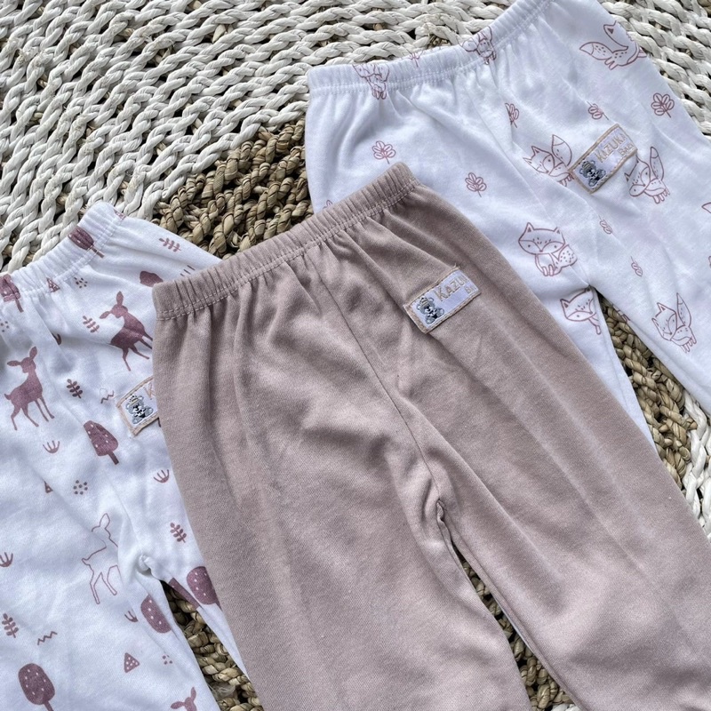 3 PCS Celana Panjang Bayi Bayi Celana Pendek Bayi Baru Lahir Baju Bayi Setelan Warna Taro Celana Bayi Newborn Hampers Bayi Hadiah Lahiran Bayi DNW BABY