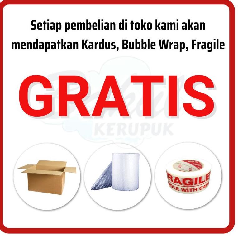 

Kode[D17U]㊚ Kerupuk Mentah Krupuk Puli Beras Cemilan Makanan Ringan Kemasan 200 Gram siap dikirim