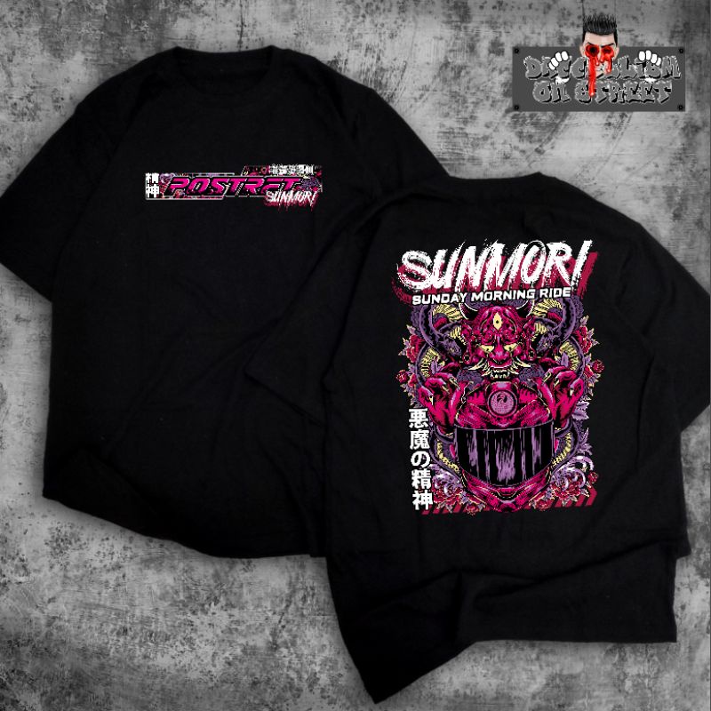 T-SHIRT KAOS  SUNMORI RACING FUL SABLON TERBAIK, KAOS SUNMORI, KAOS SUNMORI FUL DESAIN SABLON, KAOS 