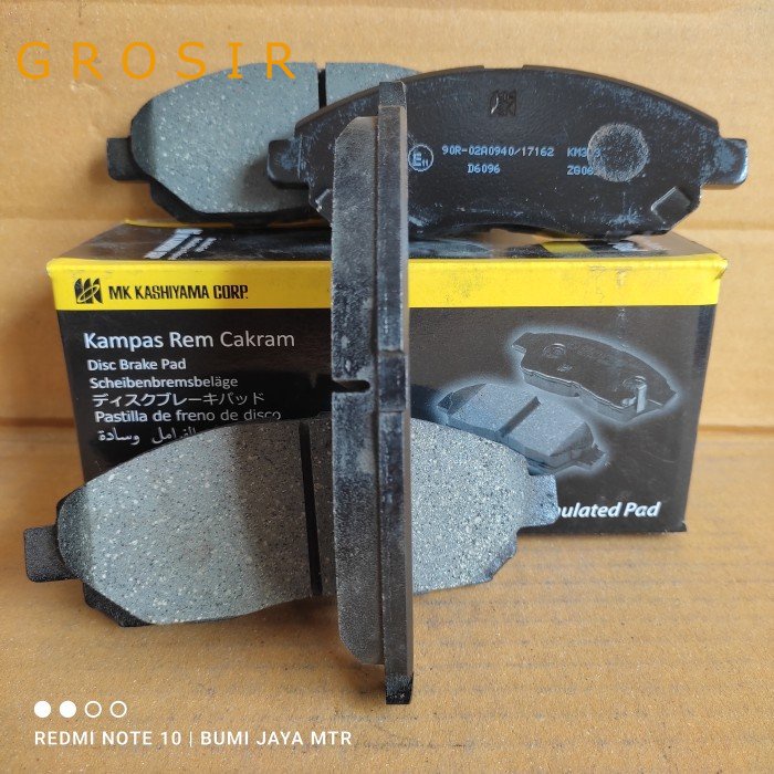 BRAKE PAD KUDA DIESEL / KUDA BENSIN DEPAN D6096 MK KUNING