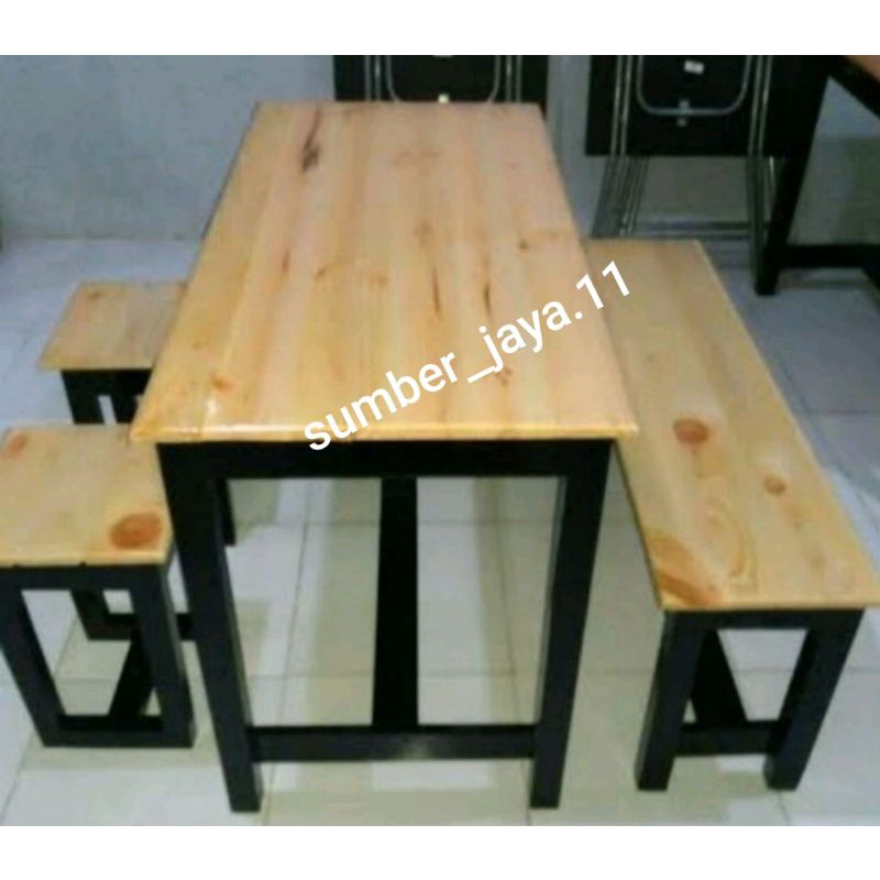 set meja cafee warkop 3 kursi