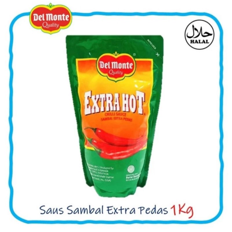 Delmonte Saus Sambal Extra Pedas 1Kg