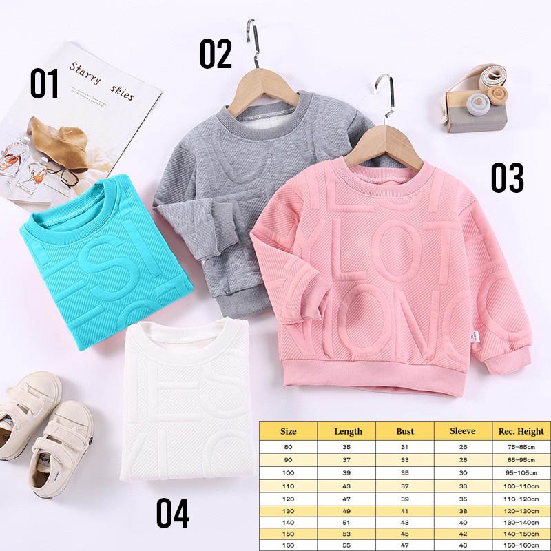 LID9001 - Sweater Anak Cowok Cewek Baju Lengan Panjang Impor - Your Affordable Quality!