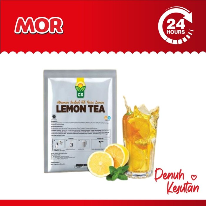 

⭐BISA COD⭐ CS FOOD Lemon Tea Minuman Bubuk Instan Teh Lemon 1 kg