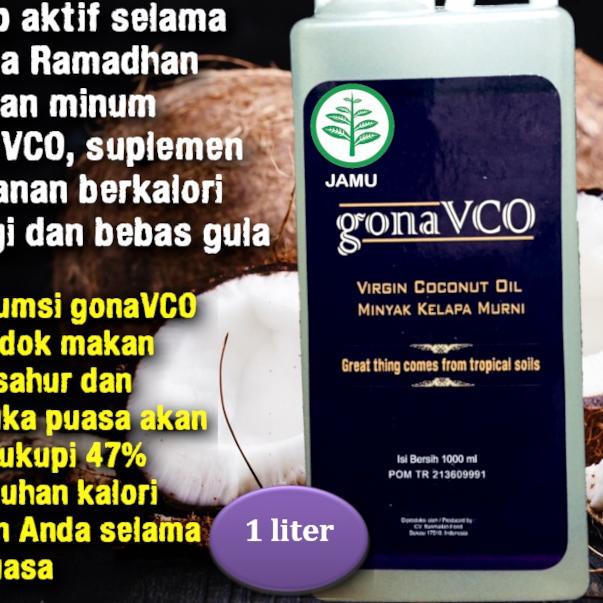 

PROMO HARI INI VCO Virgin Coconut Oil 1000ml GONAVCO Authentic Minyak Kelapa Murni 1000 ml Cold-pressed 1 liter untuk Diet Keto anti diabetes perawatan kulit rambut Bayi Kucing Kapsul Herbal Anjing VICO Bagoes SR12 Bali Coconut BPOM 