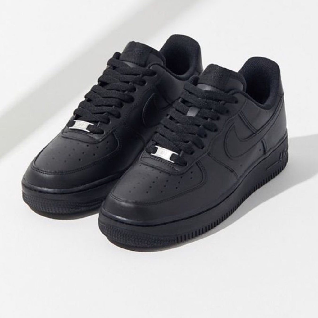 Sepatu Premium Nike Air Force1'07 Full Hitam Untuk Pria dan Wanita