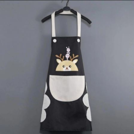 APRON CELEMEK MASAK MOTIF RUSA ANTI MINYAK A055