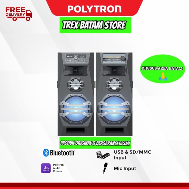 POLYTRON PAS 2A15 SPEAKER AKTIF (BATAM)